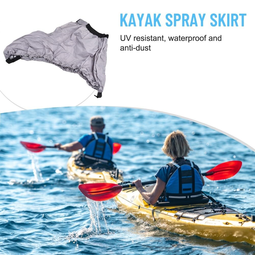 Kayak Spray Skirt Adjustable Nylon Waterproof Cover Water